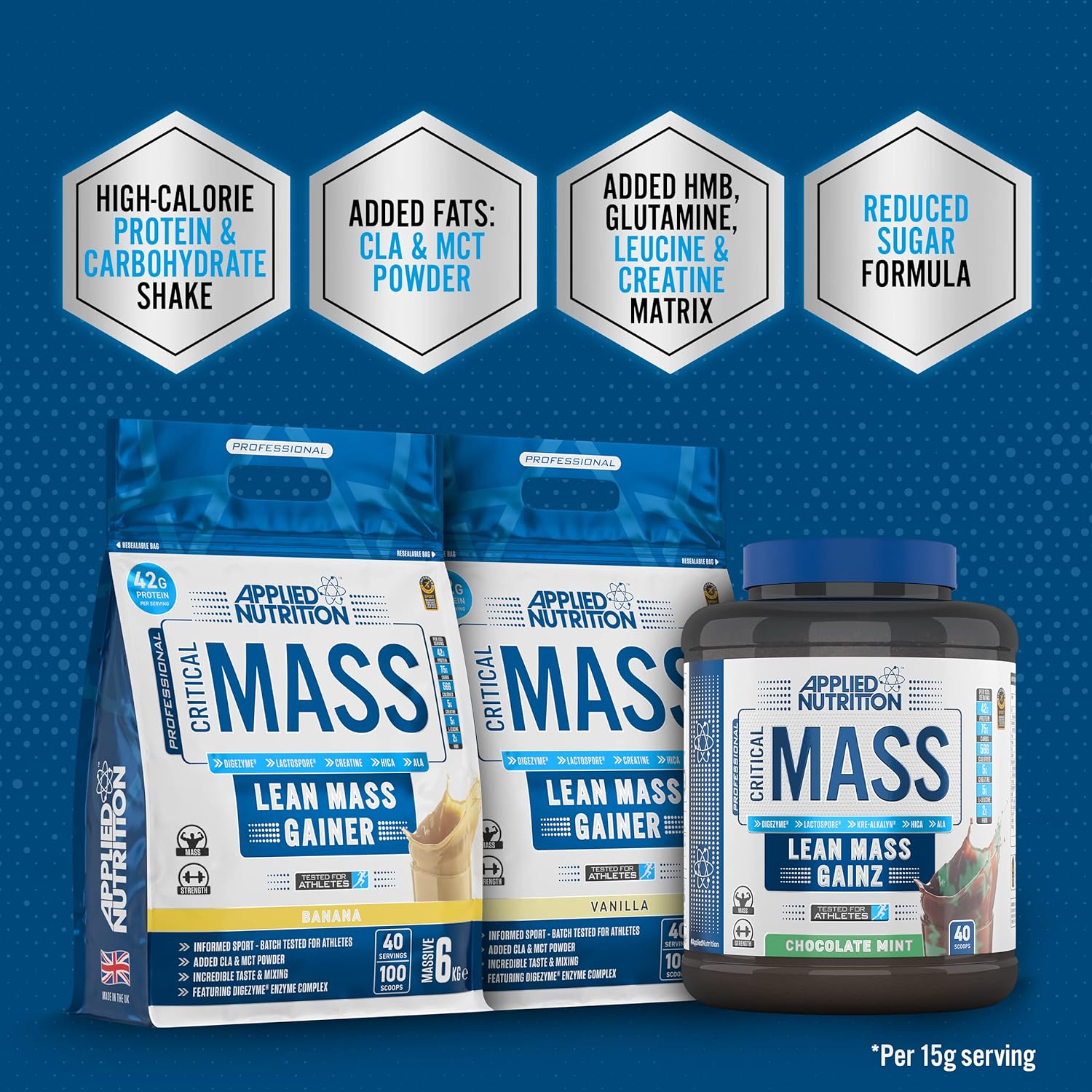 Applied Nutrition Critical Mass Professional - Weight Gainer Powder