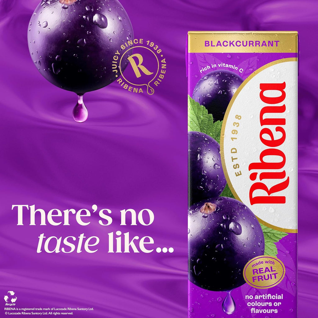 Ribena Original Blackcurrant Cartons 24x250ml - MyGymSupplements