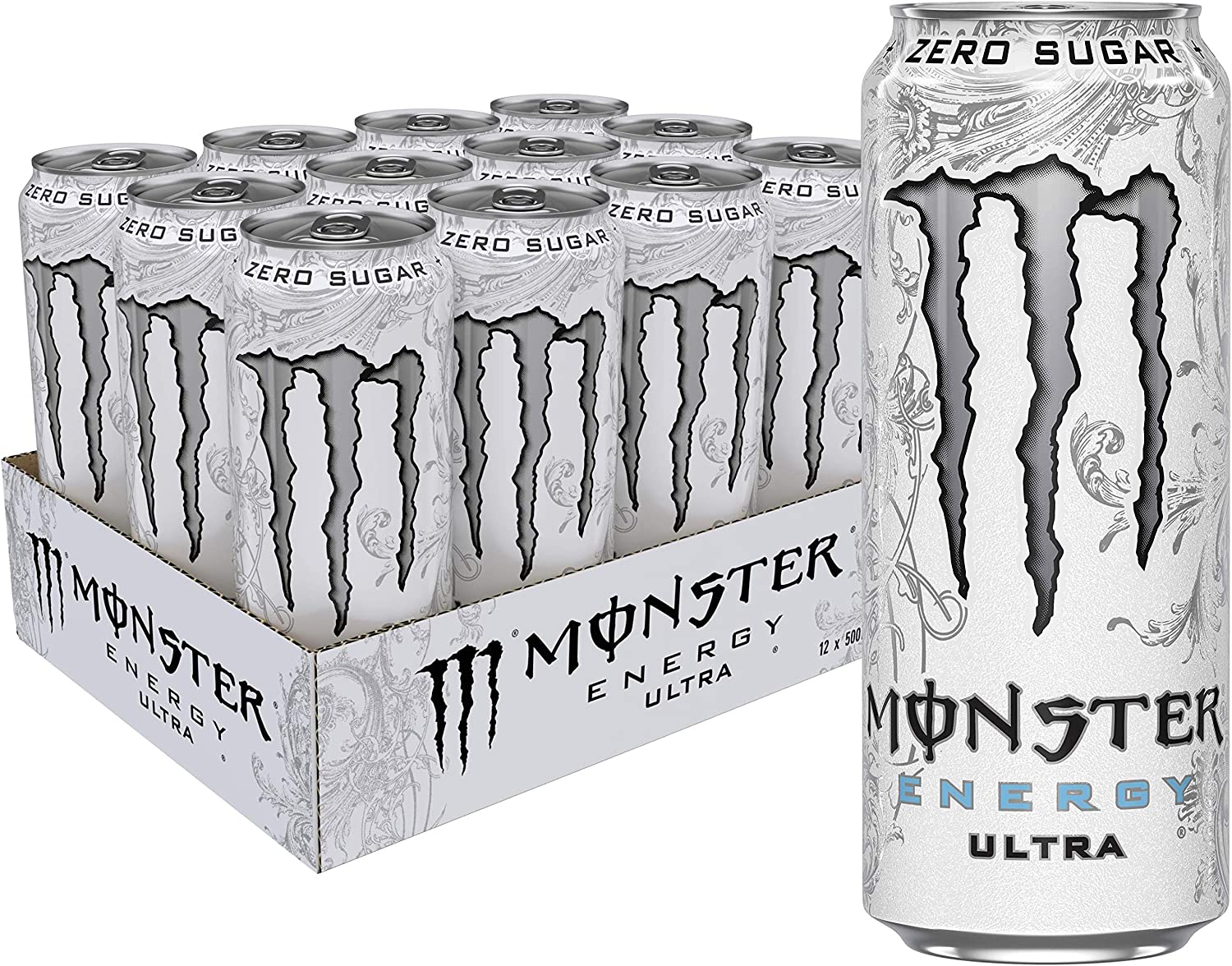 Monster Ultra - 12x500ml / White - Energy Ready-to-Drinks