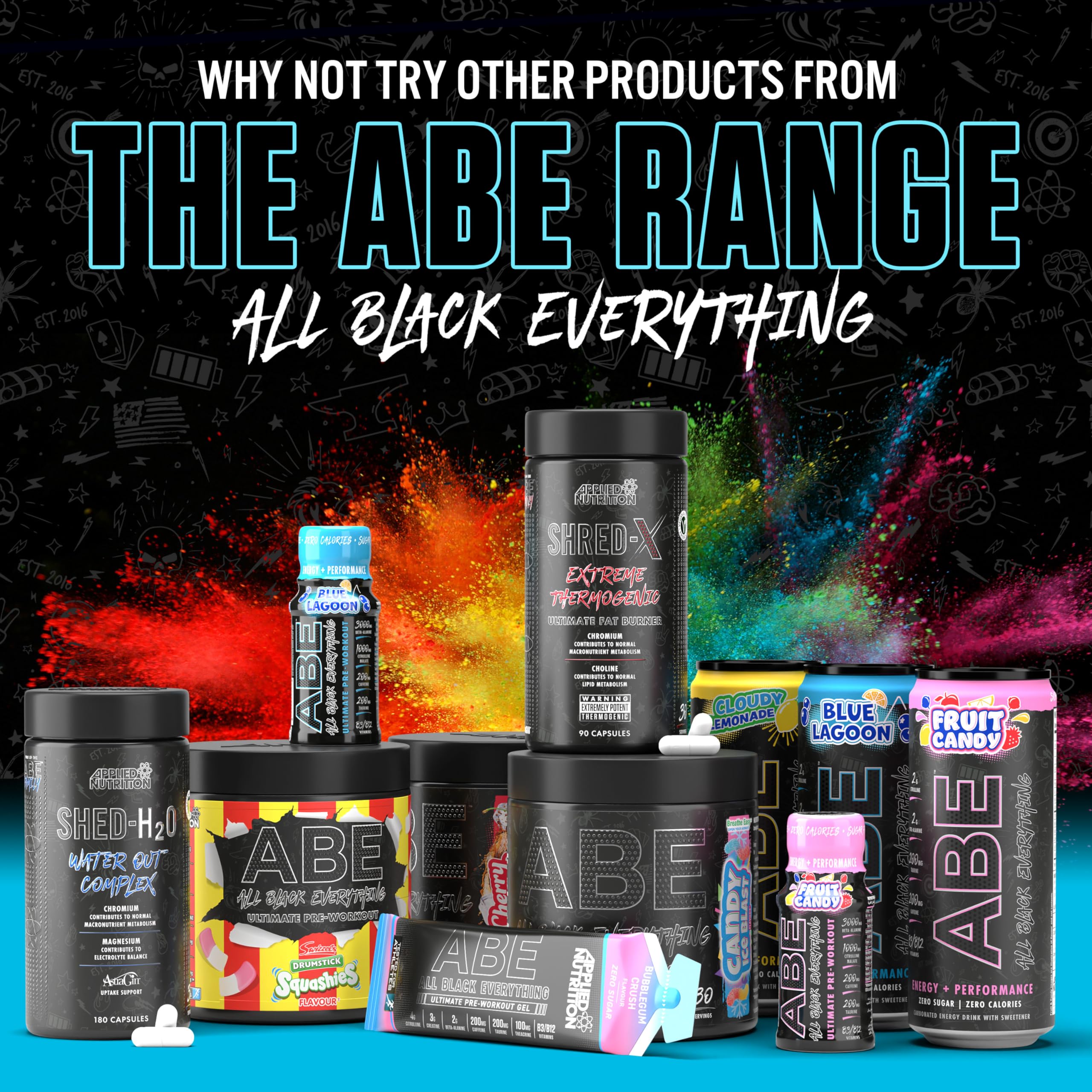 Applied Nutrition ABE (All Black Everything) Shred X - 90 Veg Caps - Fat Burners