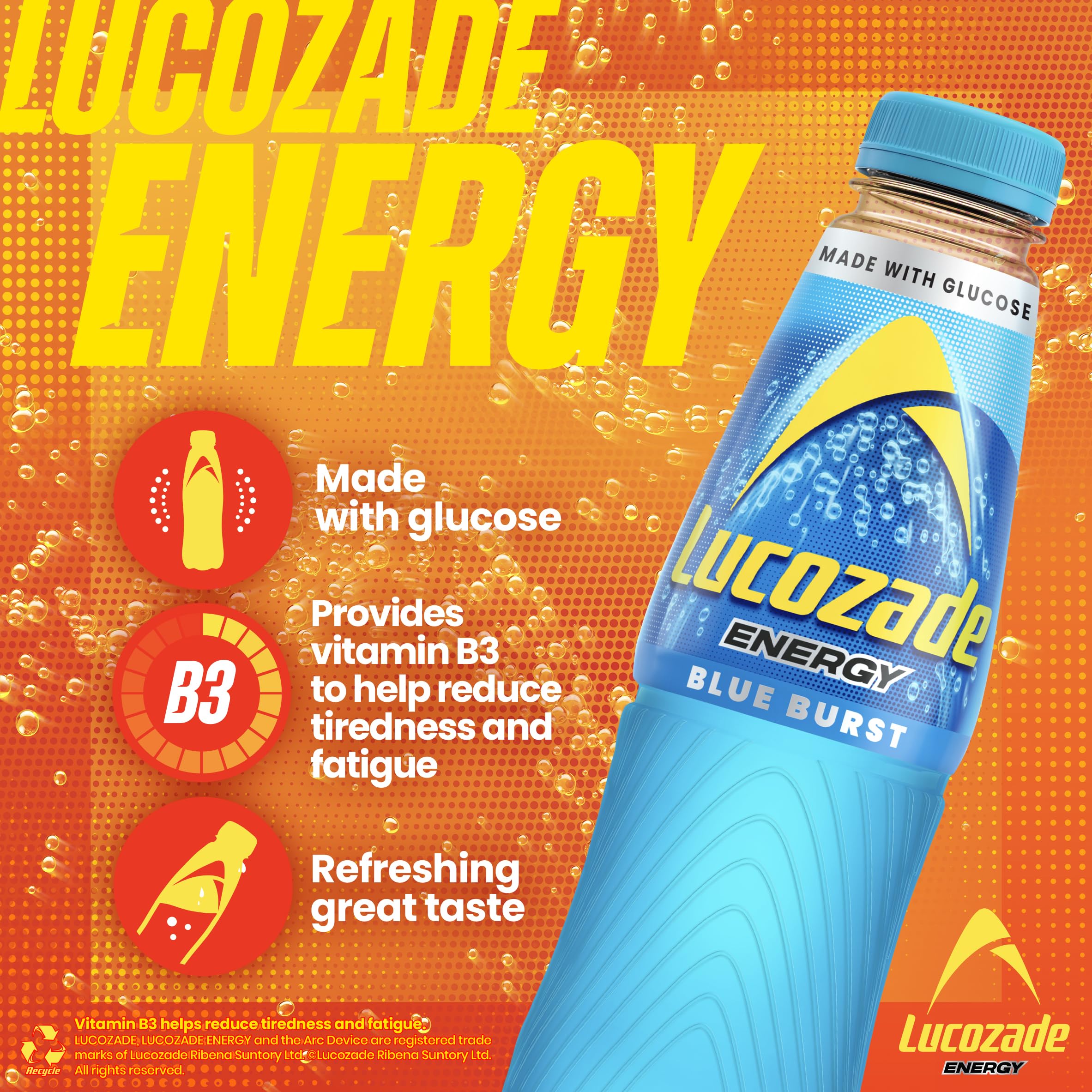 Lucozade Energy 12x500ml