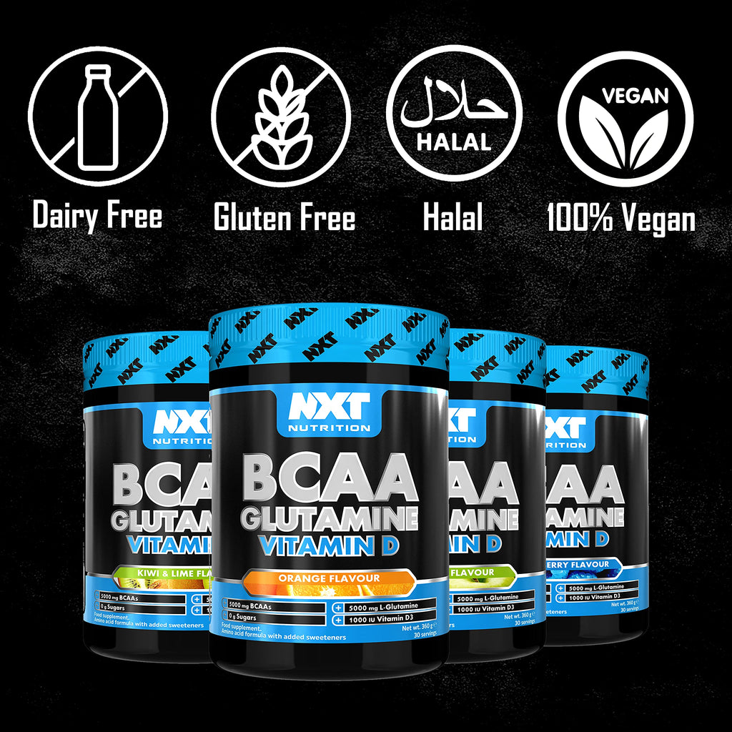 NXT Nutrition BCAA, Glutamine & VIt D 360g