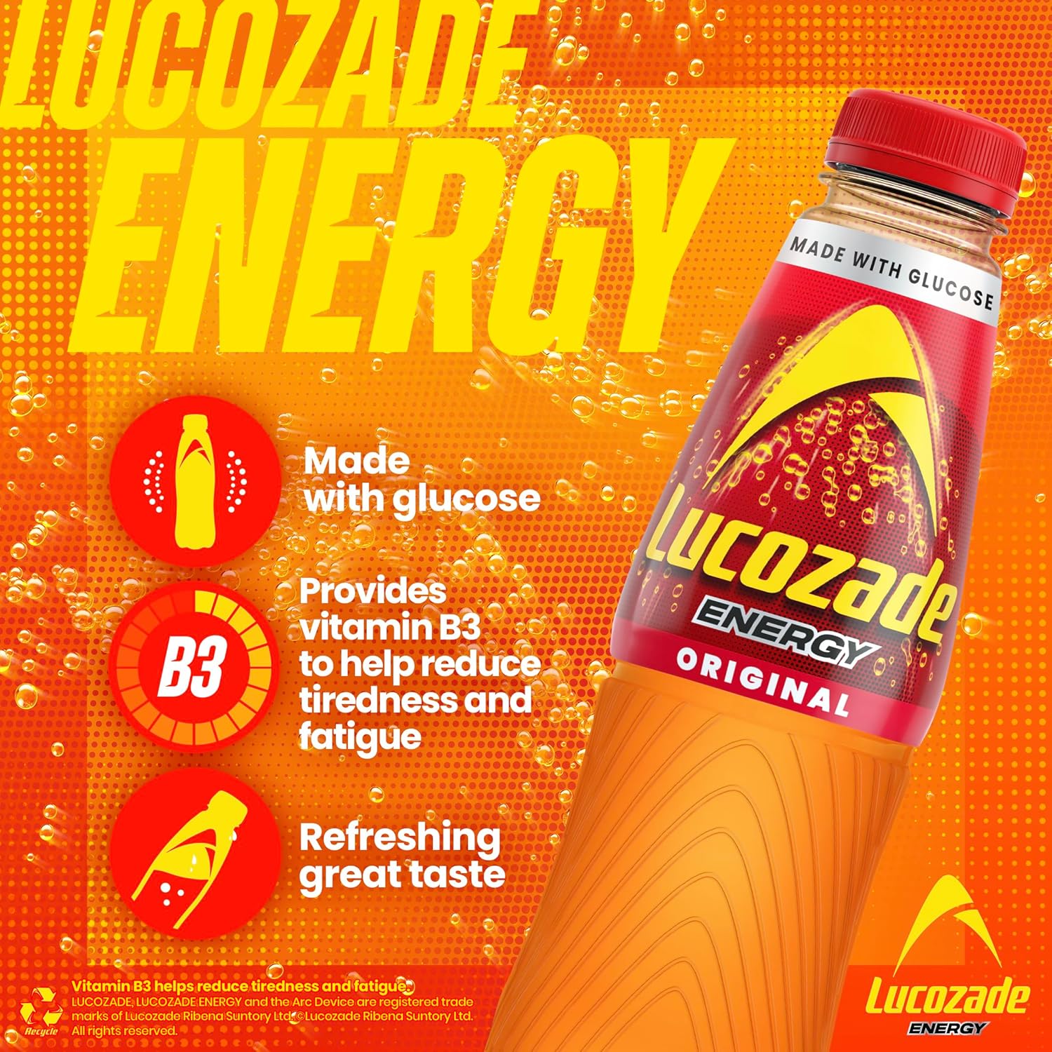 Lucozade Energy 12x500ml