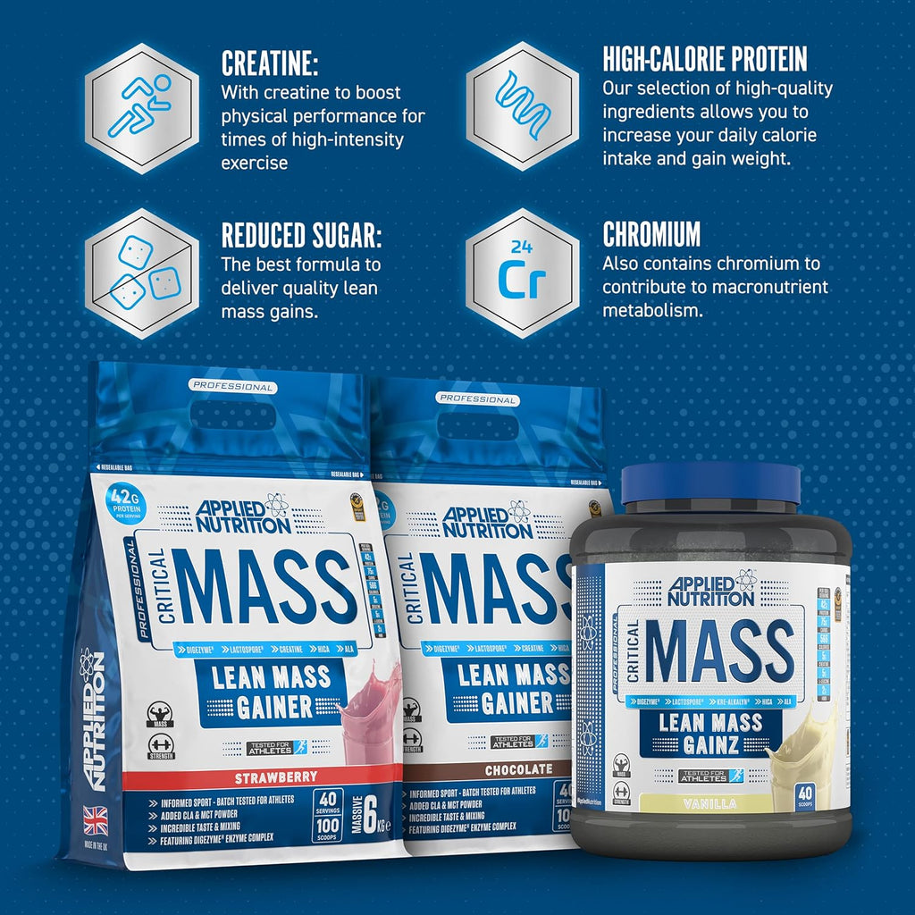 Applied Nutrition Critical Mass Professional - Weight Gainer Powder