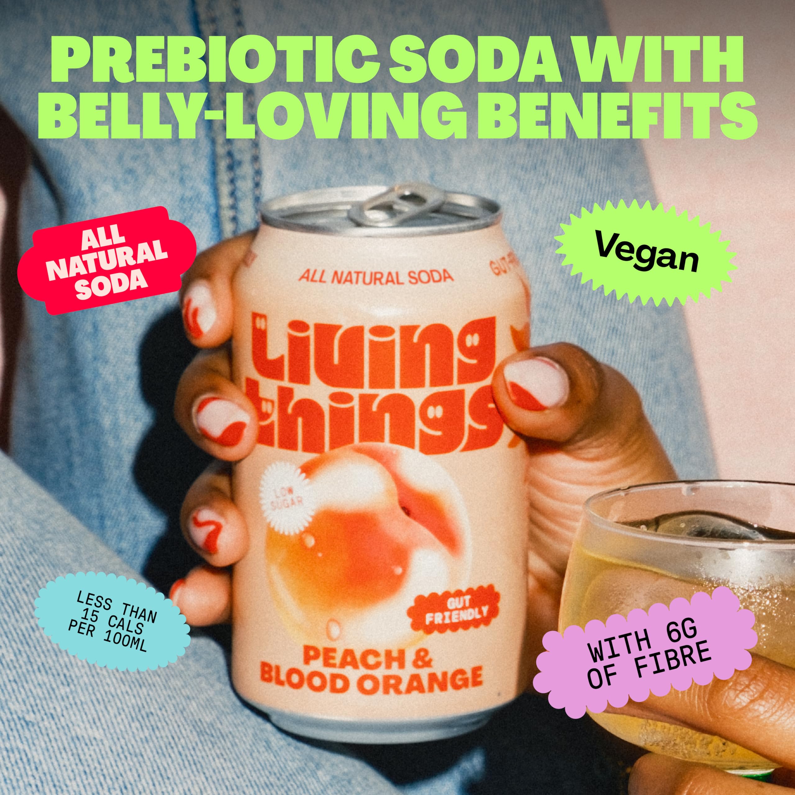 Living Things Prebiotic Soda
