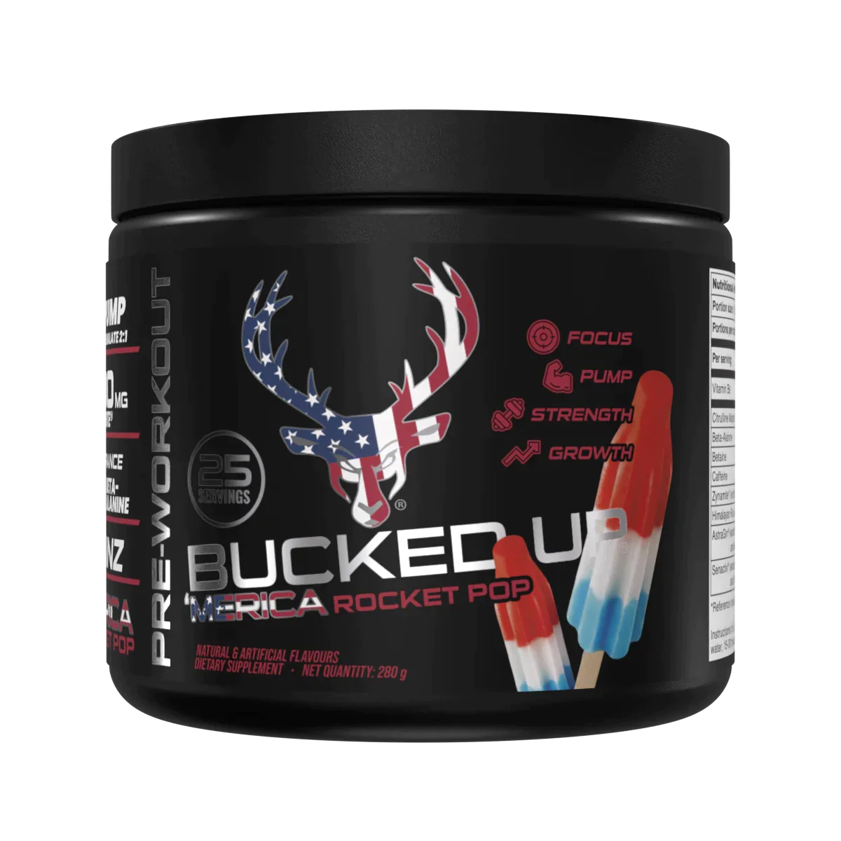 Bucked Up Pre-Workout - 282g / Strawberry Kiwi - Pre-Workout Powder