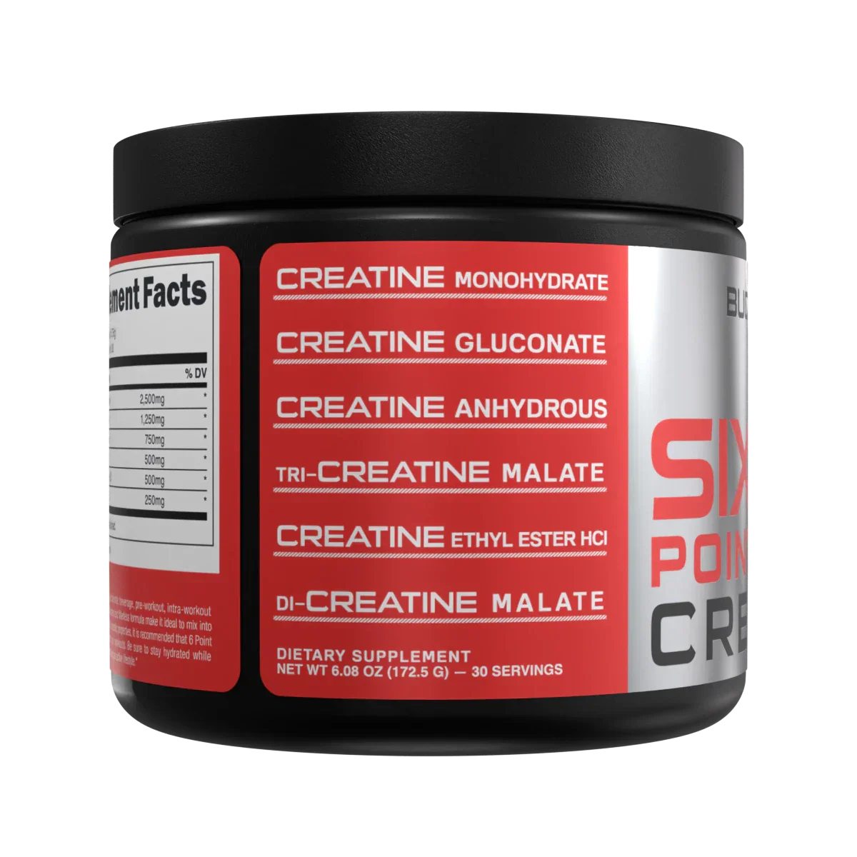 Bucked Up Bucked Up 6 Point Creatine - 175.5g / Unflavored - Creatine Powder