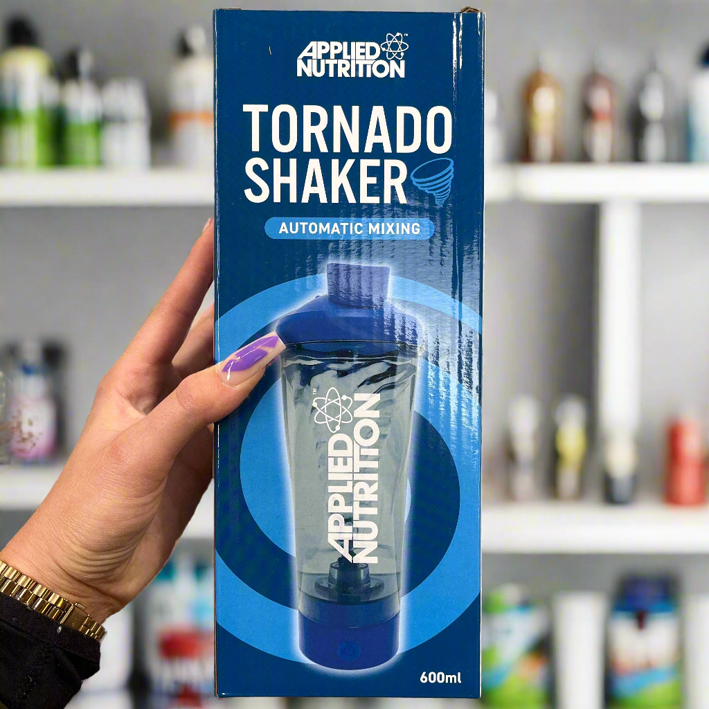 Applied Nutrition Tornado Electric Shaker 700ml with automatic mixing for supplements