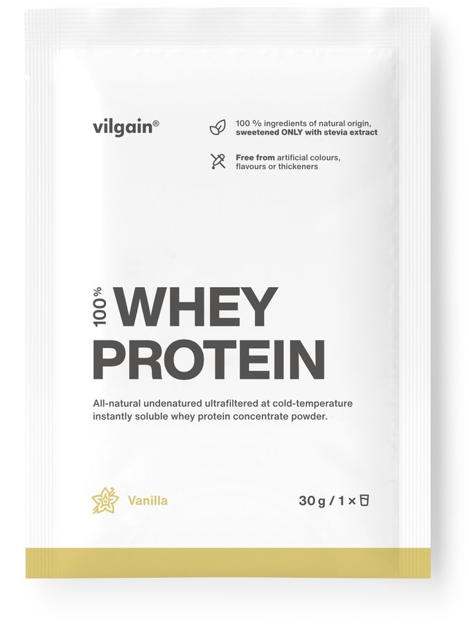 Vilgain Whey Protein - 30g / Vanilla - Whey Protein Powder