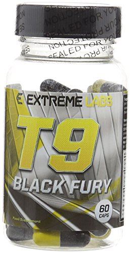 Extreme Labs T9 Black Fury - 90 Caps - Weight Loss Support Capsules