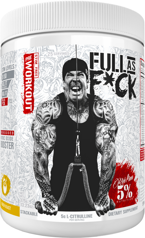 Rich Piana 5% Nutrition FULL AS F*CK Legendary Series 372g
