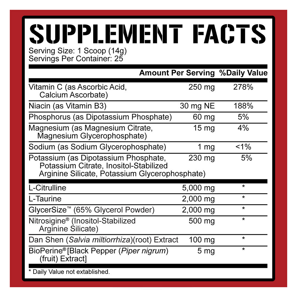 Rich Piana 5% Nutrition FULL AS F*CK Legendary Series 372g