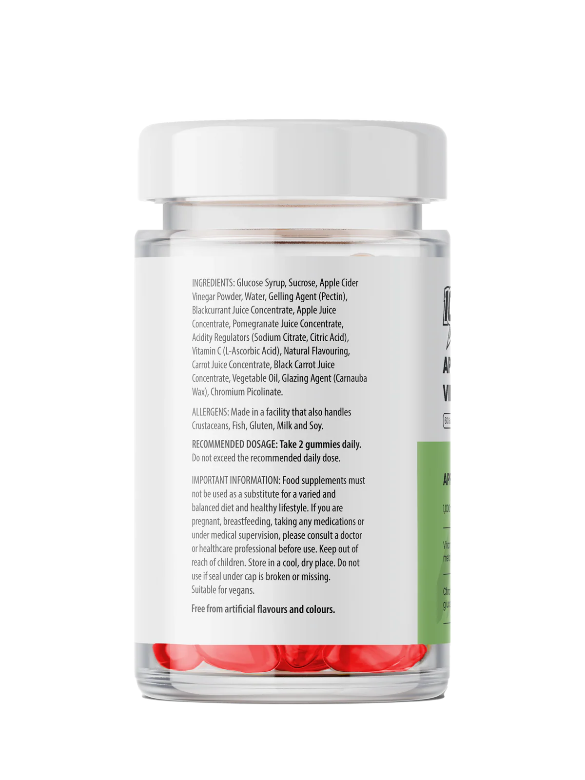 10X Athletic Apple Cider Vinegar Gummies 60Softgels