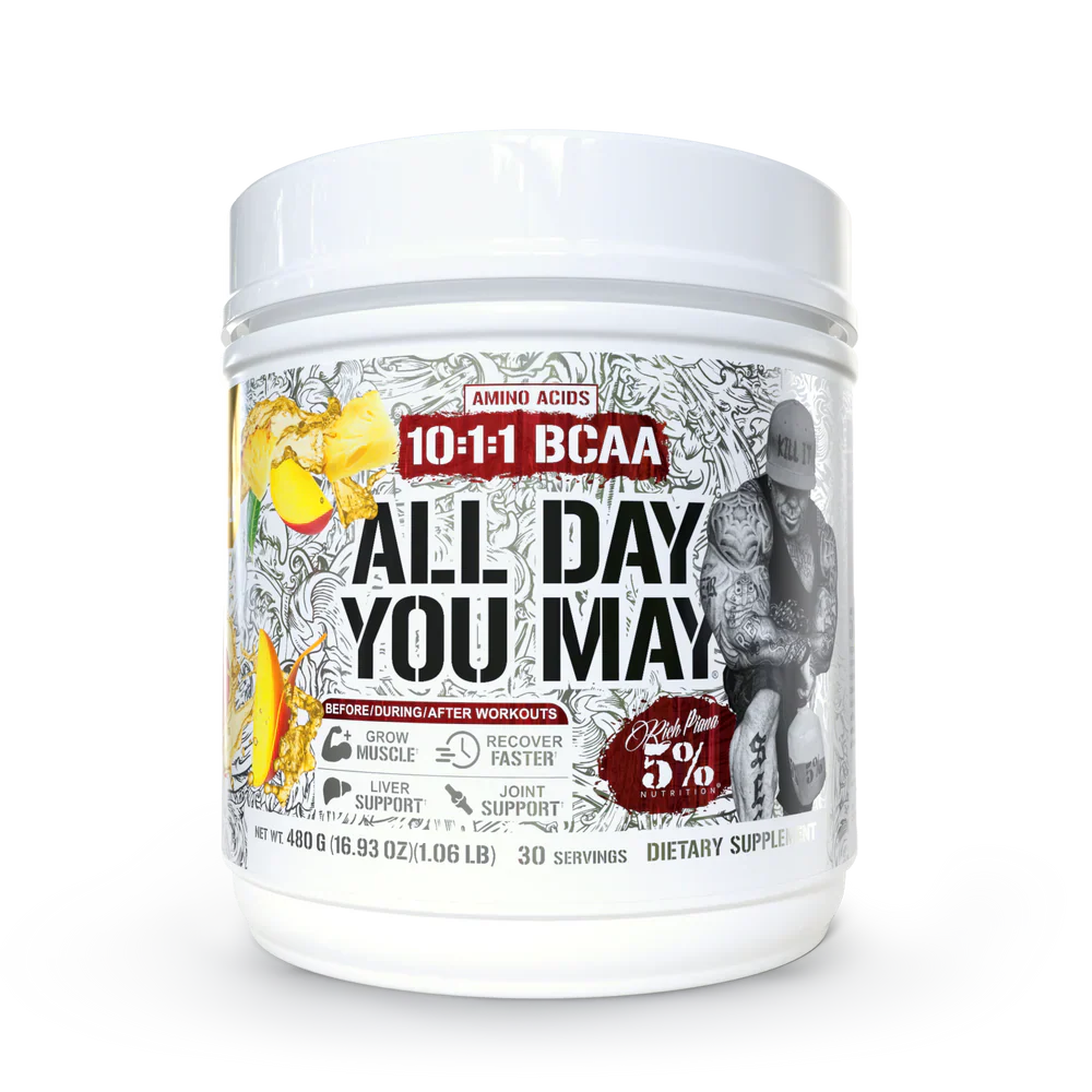 Rich Piana 5% Nutrition All Day You May Legendary Series Amino Acids Powder