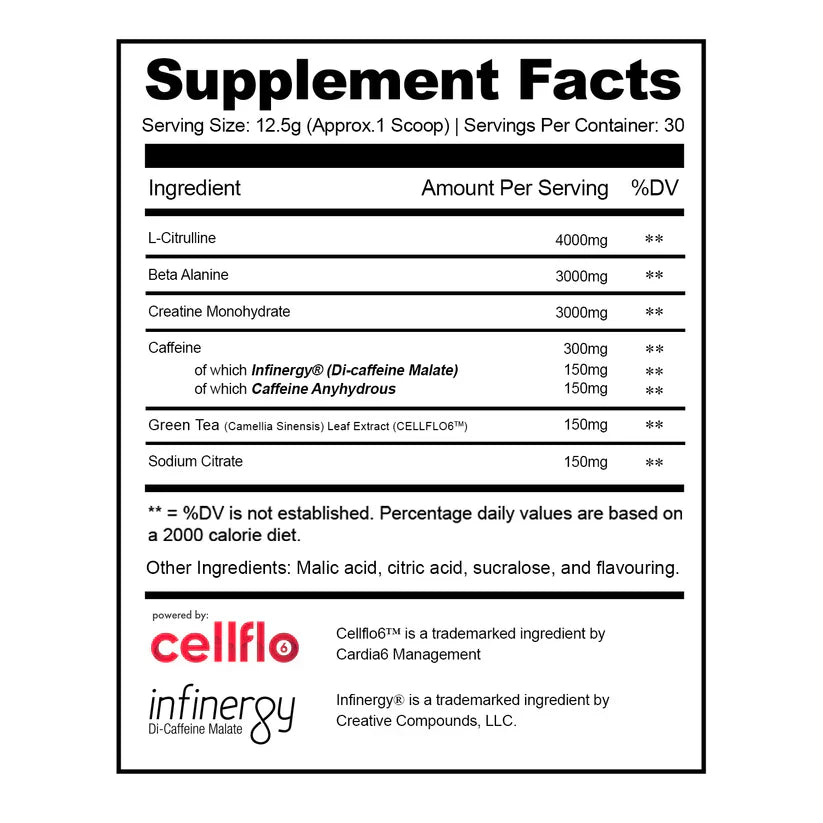 Wolf Supplements Wolf Juice V2 - Pre-Workout Powder