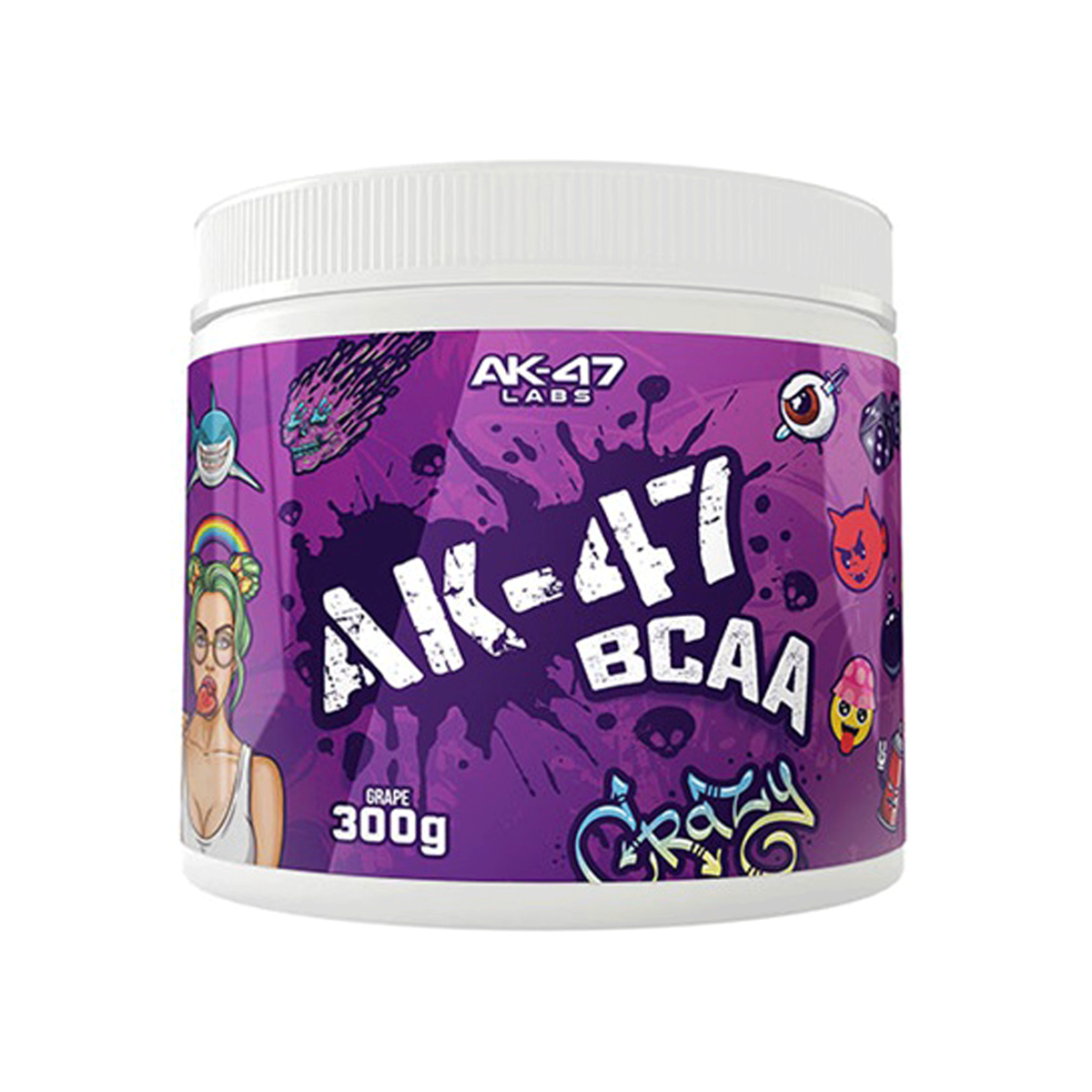 AK-47 Labs BCAA - 300g / Blue Raspberry - Amino Acids Powder