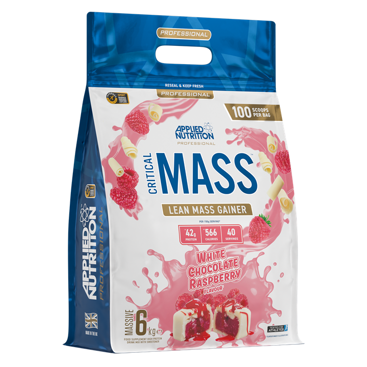 Applied Nutrition Critical Mass Professional - 6kg / White Chocolate Raspberry - Weight Gainer Powder
