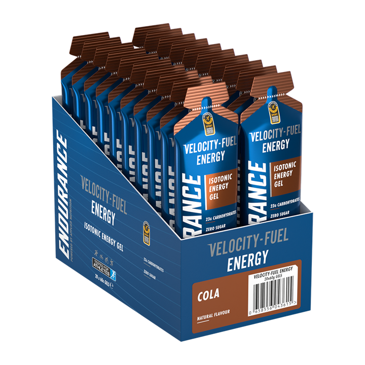 Applied Nutrition Endurance Velocity Energy Gel - 20x60g / Cola - Energy Gels