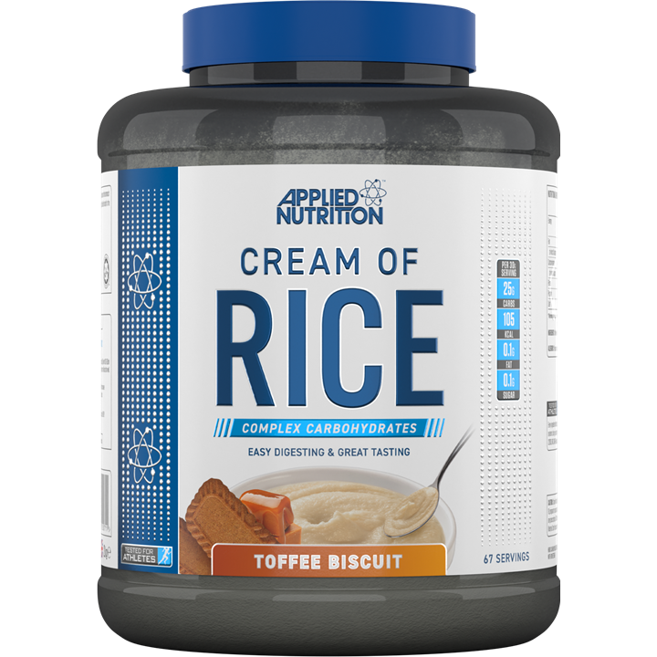 Applied Nutrition Cream Of Rice - 2kg / Toffee Biscuit - Cream of Rice Powder