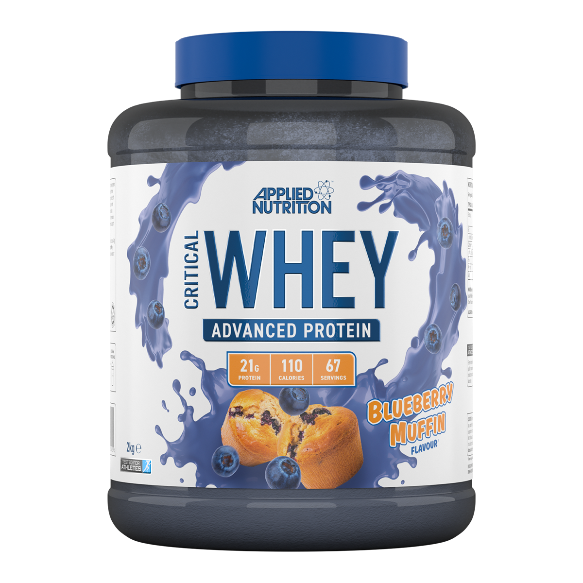 Applied Nutrition Critical Whey - 2kg / Blueberry Muffin - Whey Protein Powder