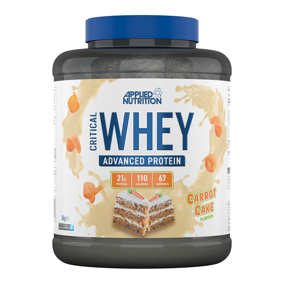 Applied Nutrition Critical Whey - 2kg / Carrot Cake - Whey Protein Powder