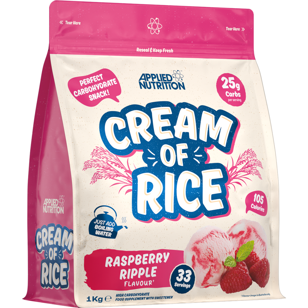 Applied Nutrition Cream Of Rice - 1kg / Raspberry Ripple - Cream of Rice Powder