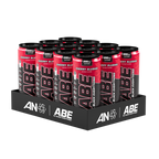 Applied Nutrition ABE (All Black Everything) Carbonated Can - 12x330ml / Cherry Slushie - Energy Ready-to-Drinks