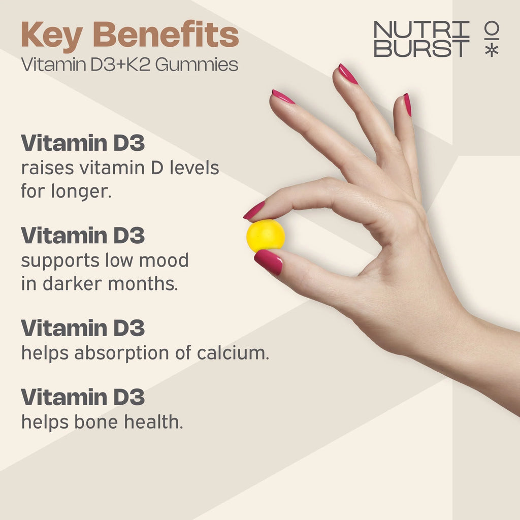 Nutriburst Vitamin D3 + K2 - MyGymSupplements