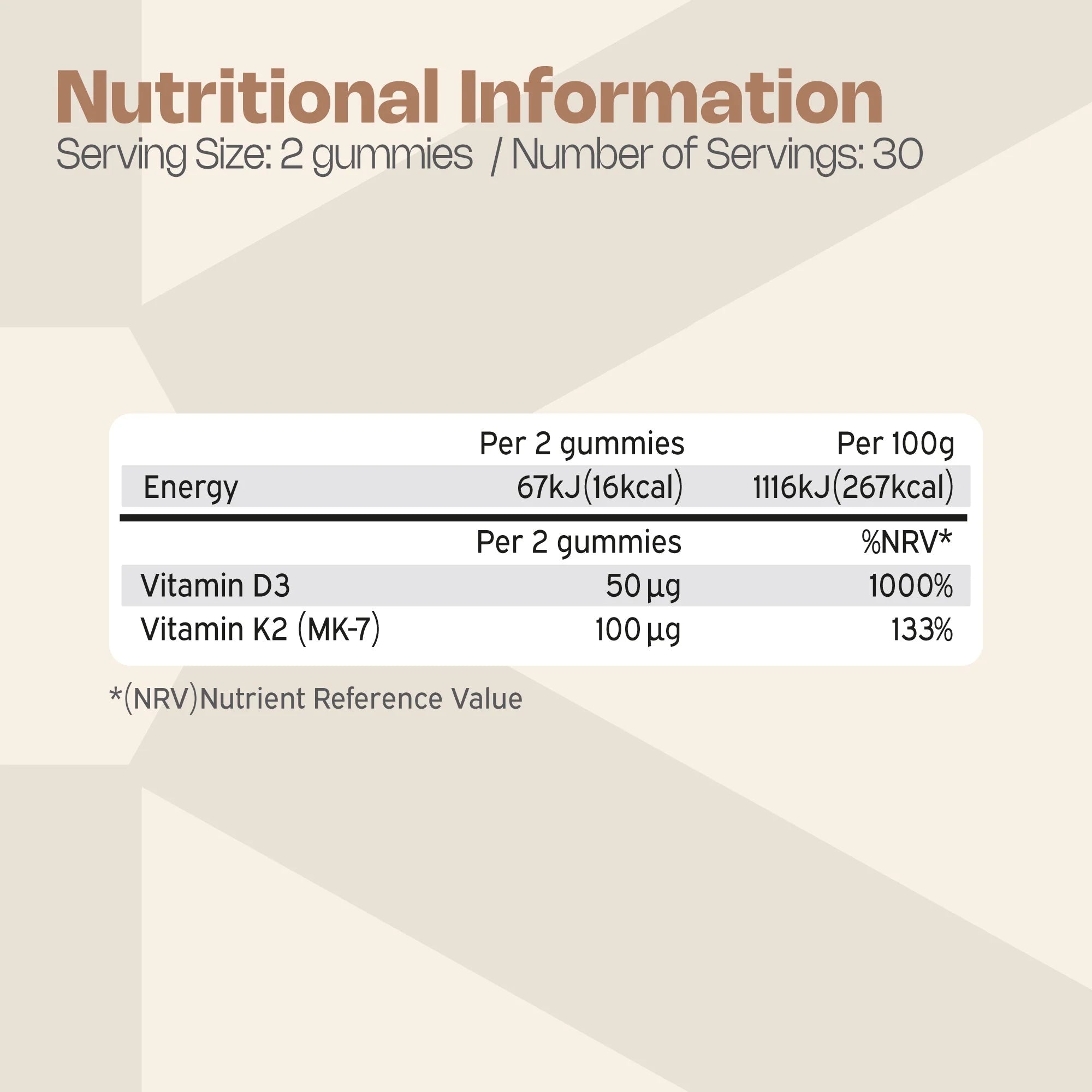 Nutriburst Vitamin D3 + K2 - MyGymSupplements