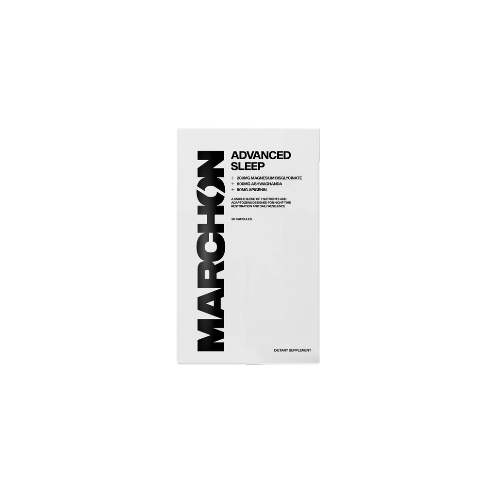 Marchon Advanced Sleep mask packaging on a white background