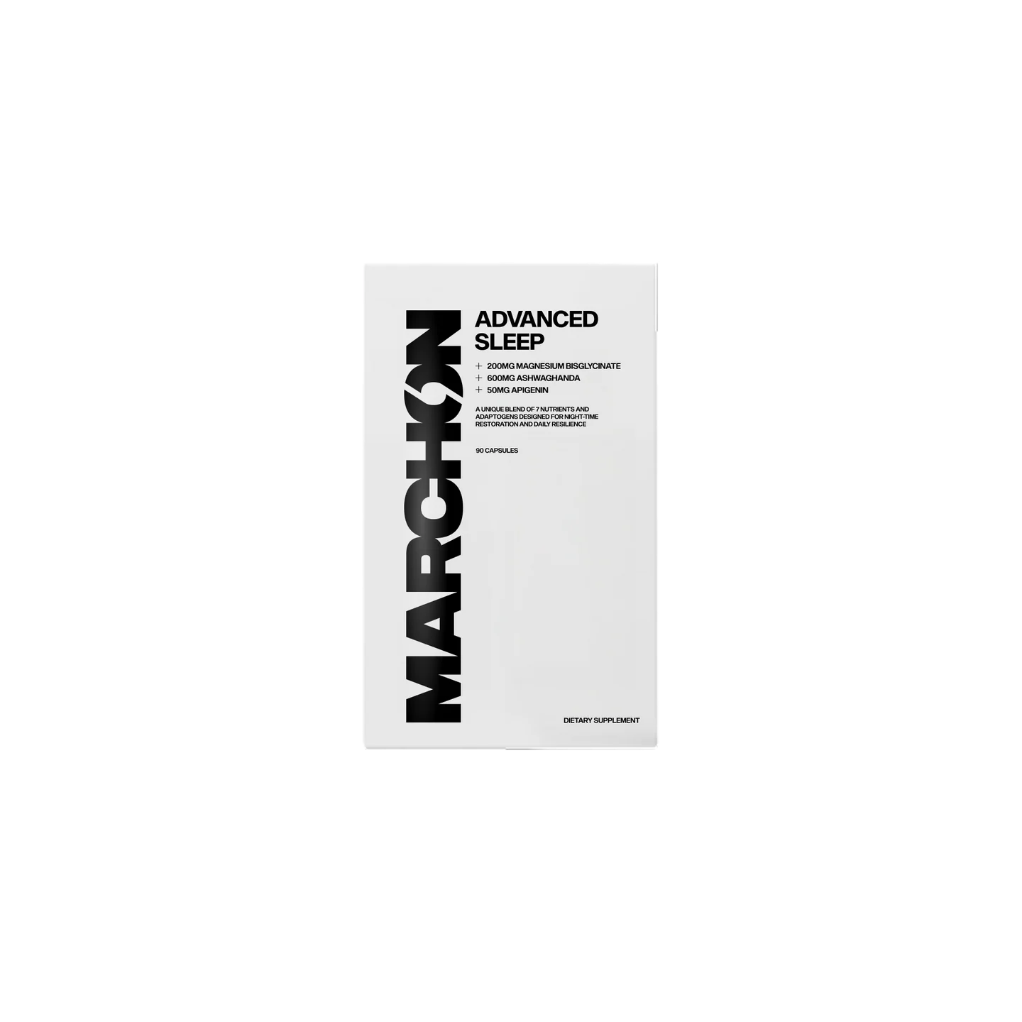 Marchon Advanced Sleep mask packaging on a white background