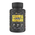 Black bottle of Alpha Lion SuperHuman Test for natural testosterone boost and male hormone support