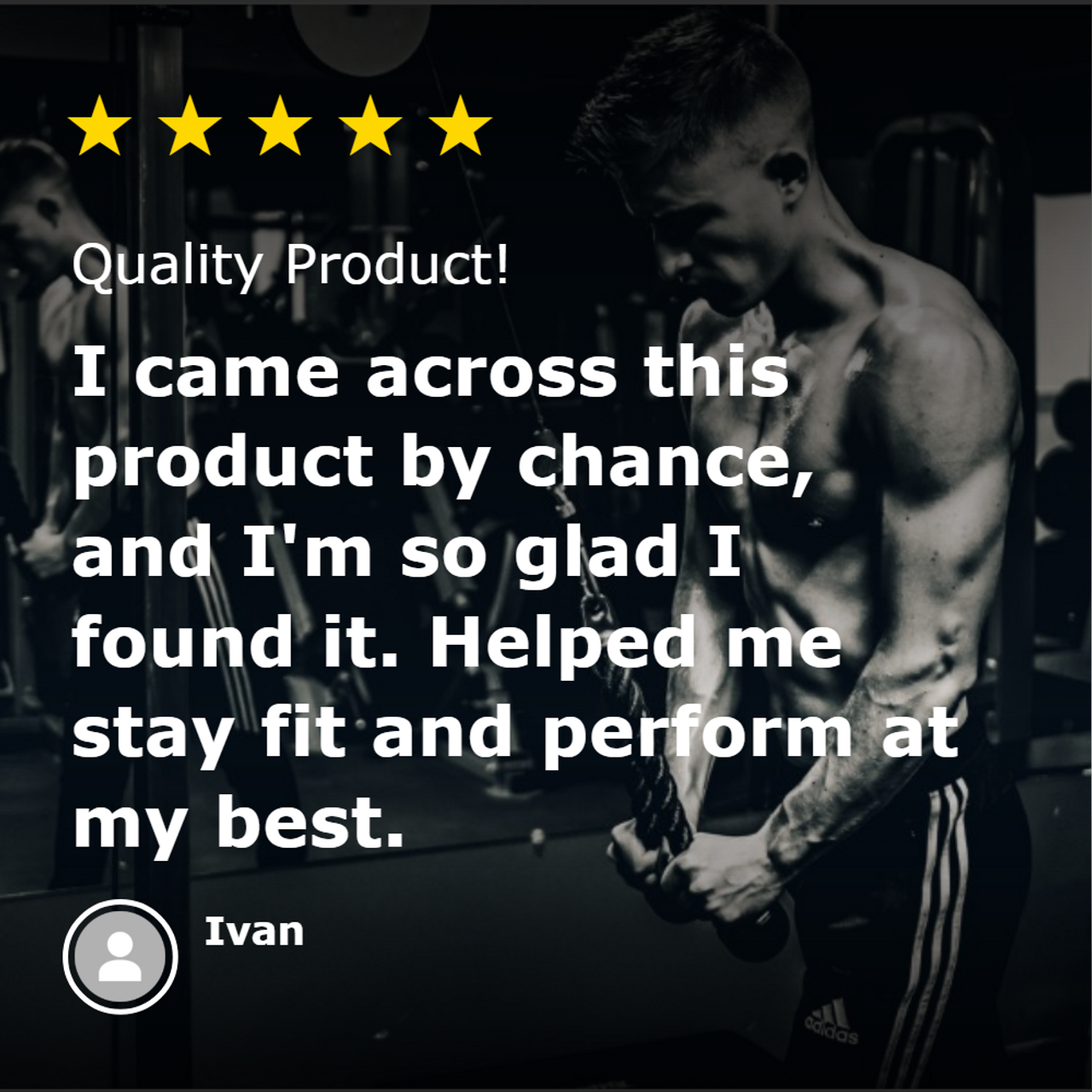 Customer review of Alpha Lion SuperHuman Test showcasing natural testosterone boost