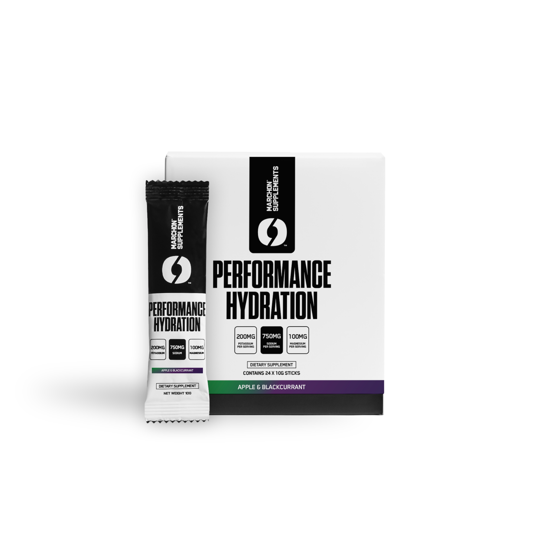 MARCHON Performance Hydration Electrolyte Powder Sachets 30x10g