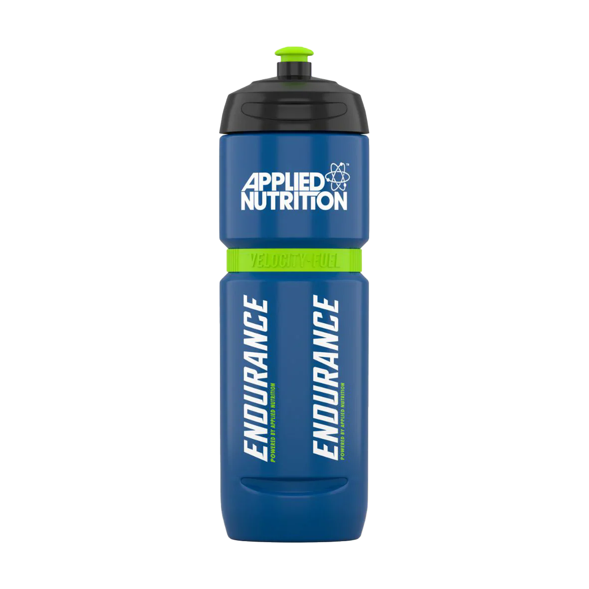 Blue and green Applied Nutrition Endurance portable sports bottle for on-the-go hydration