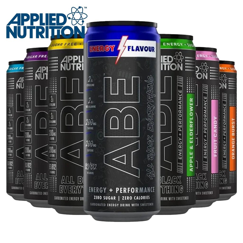 Applied Nutrition ABE (All Black Everything) Carbonated Can - Energy Ready-to-Drinks