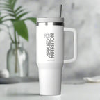 White insulated Applied Nutrition Cooler with handle straw large capacity nutrition cooler cup