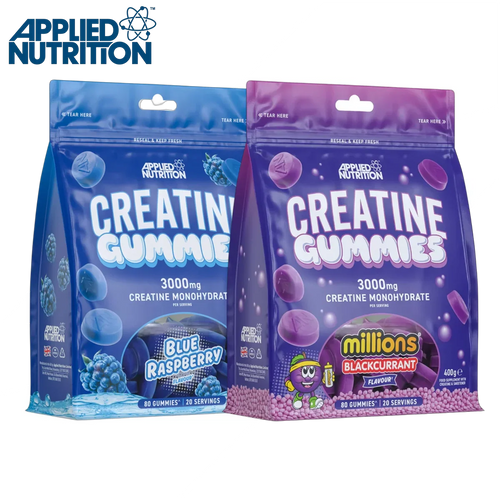 Applied Nutrition Creatine Gummies 80 Softgels - 80 Gummies / Blue Raspberry - Creatine Gummies