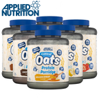 Applied Nutrition Critical Oats protein porridge containers with organic wholegrain oats and whey protein