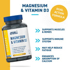 Applied Nutrition VITALITY Magnesium + D3 60 Caps