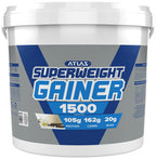Atlas Superweight Gainer 1500 vanilla protein powder with 105g protein per serving