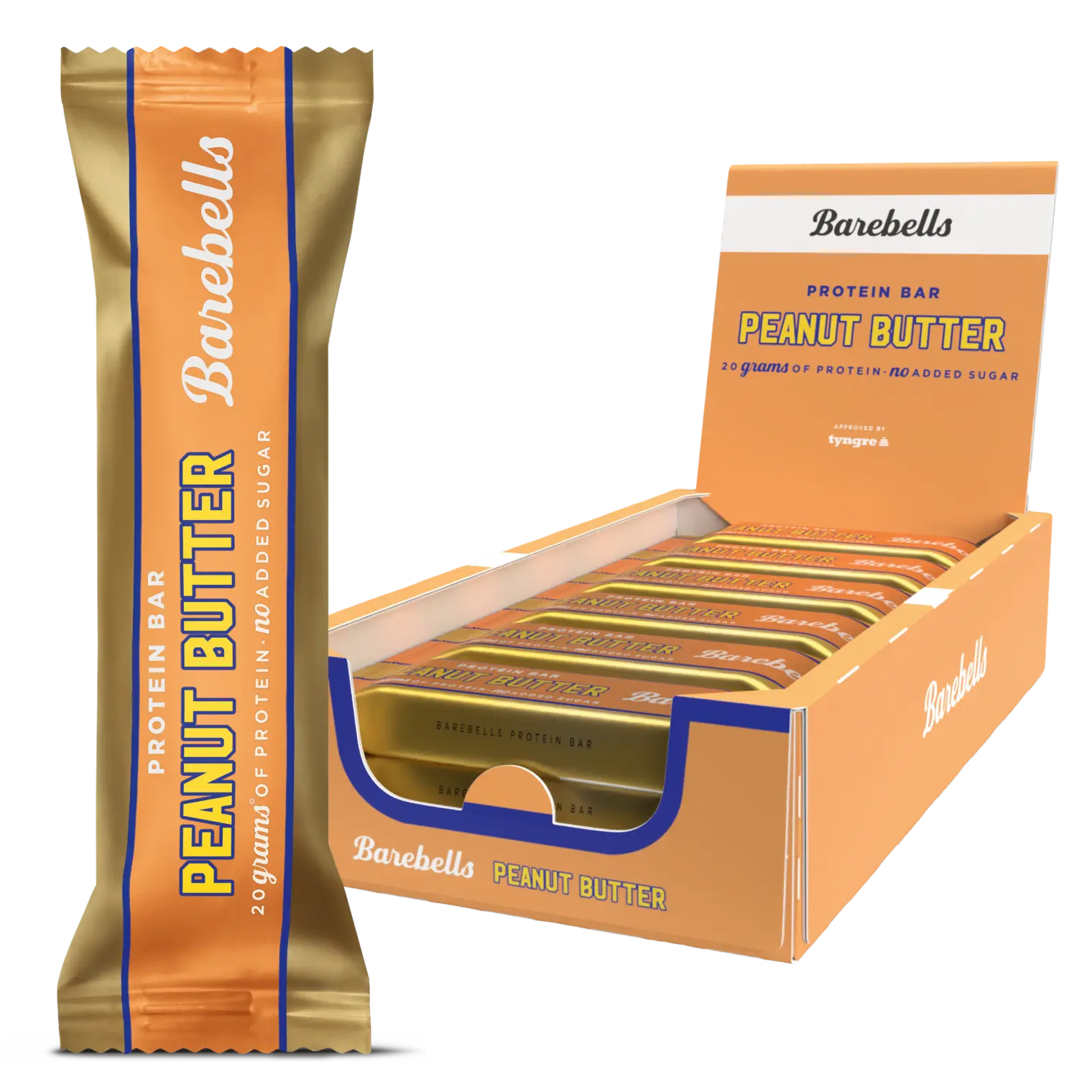 Barebells Protein Bar - 12x55g / Peanut Butter - Protein Bars