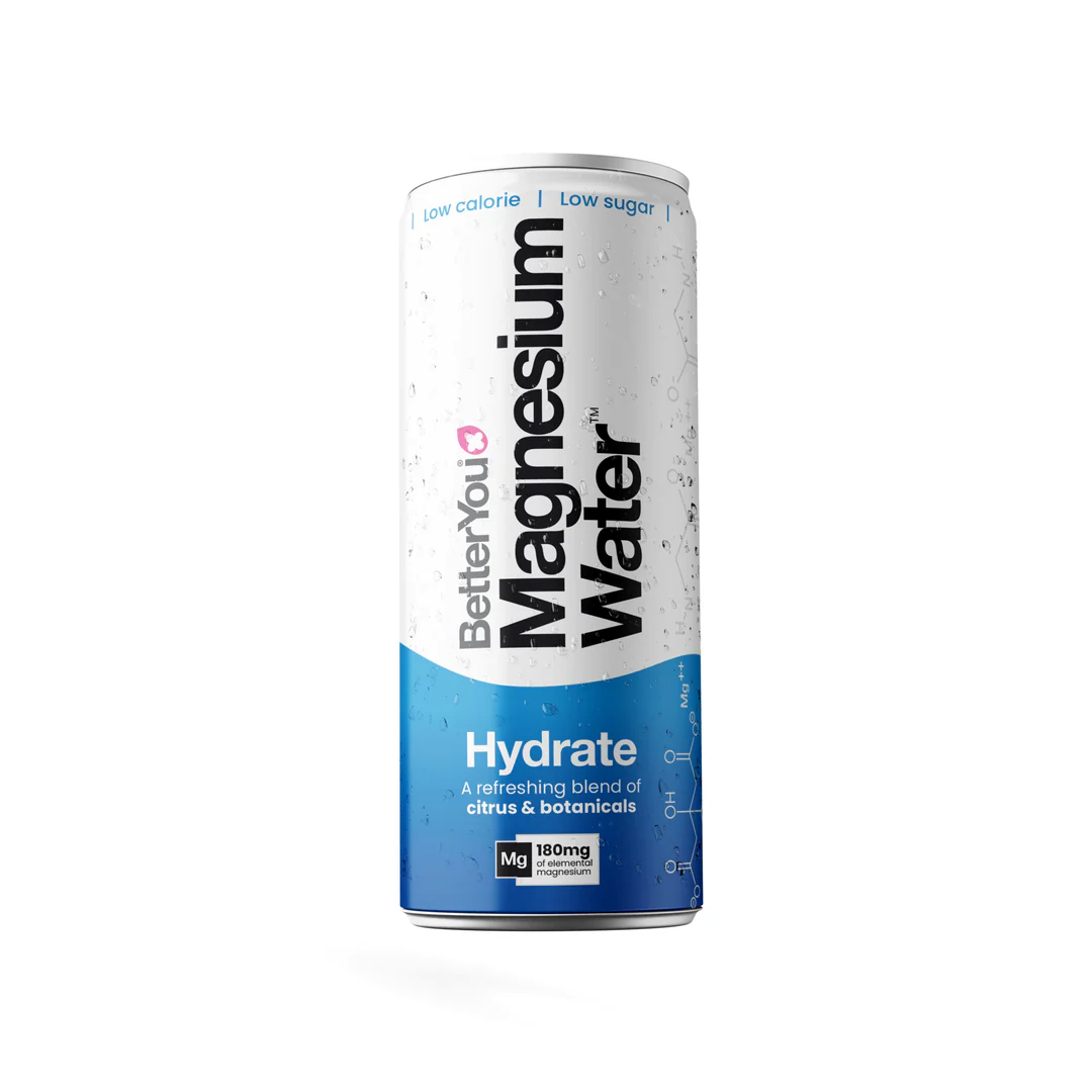 BetterYou Magnesium Water Hydrate - 12x250ml / Citrus & Botanicals - Hydration Ready-To-Drinks
