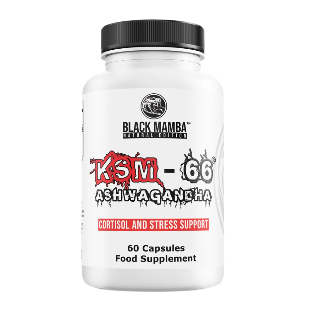 Black Mamba KSM-66 Ashwagandha - 60 Caps - British Brands