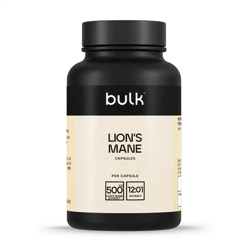 Bulk Lion's Mane Capsules 500mg - MyGymSupplements