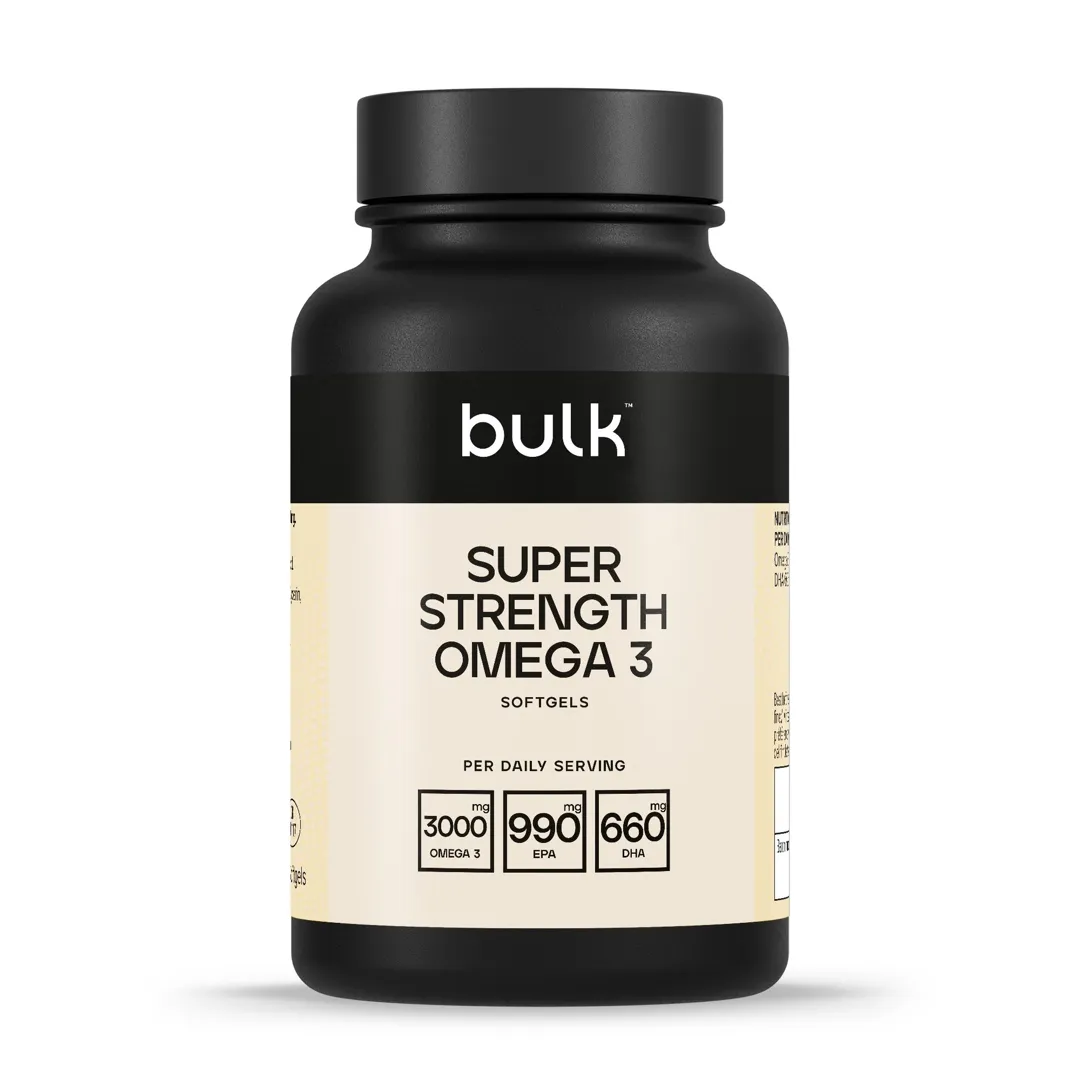 Bulk Super Strength Omega 3 1000mg