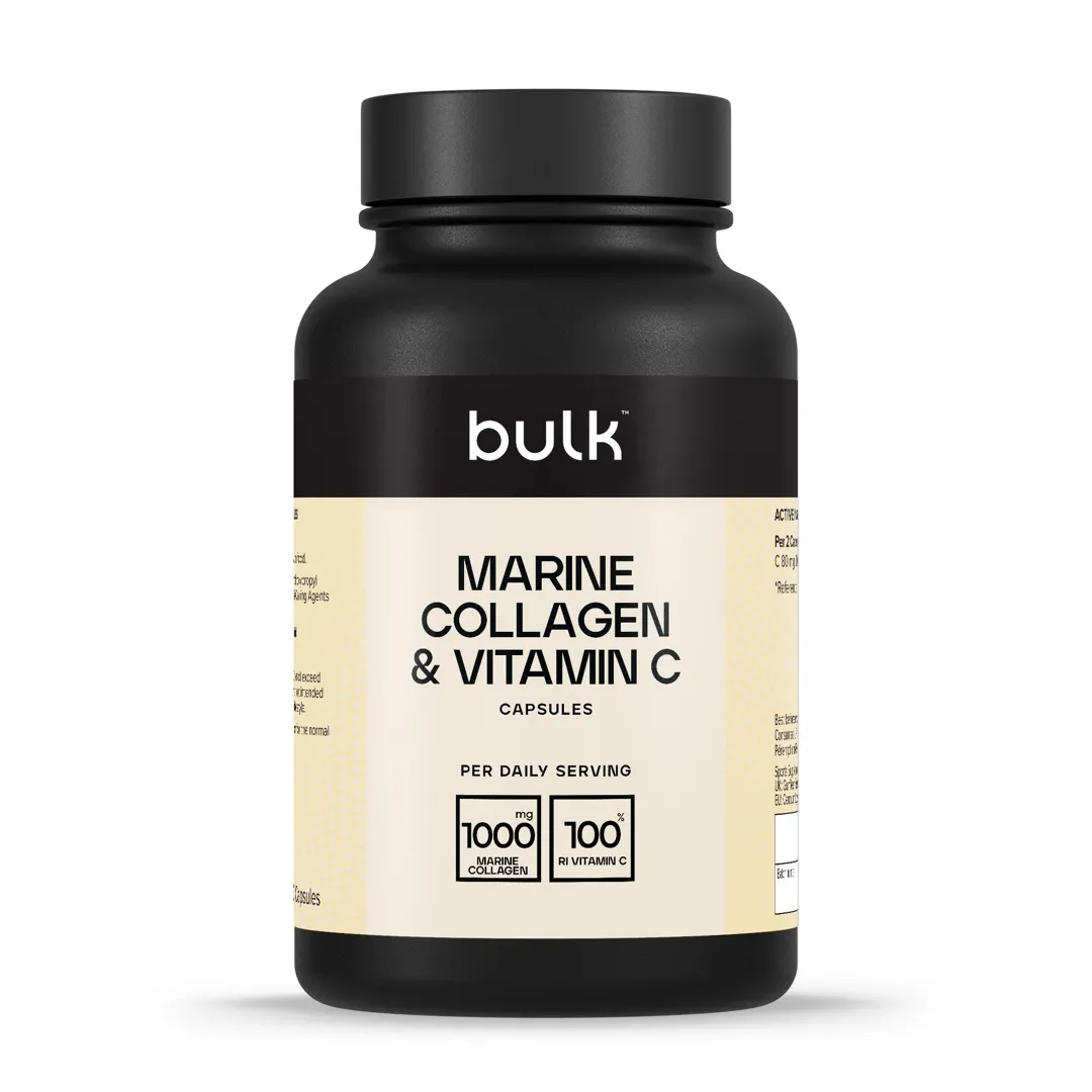 Bulk Marine Collagen & Vitamin C 500mg Capsules