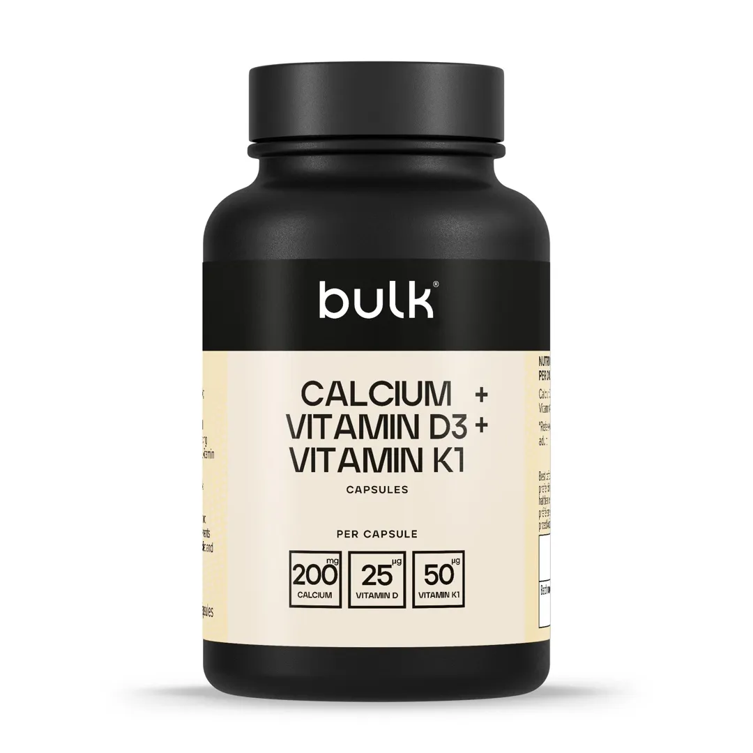 Bulk Calcium + Vitamin D3 + Vitamin K1 1000mg