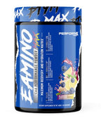 Blue Eamino Max 3D container from Performax Labs with blueberry lemonade flavor and amino acids for recovery