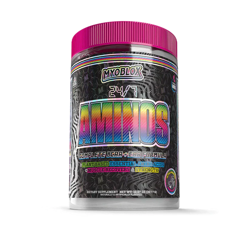 MyoBlox 24/7 Aminos plant-based amino acids for muscle recovery and strength